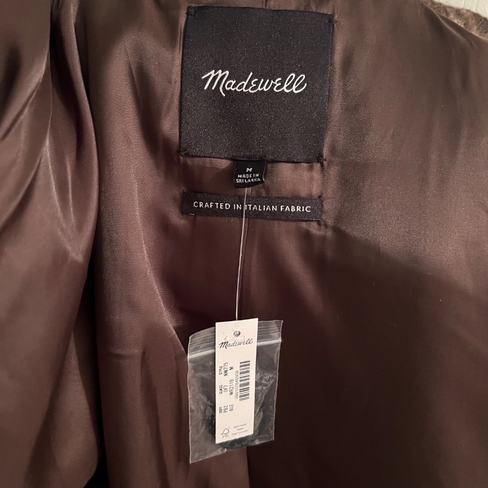 Madewell Single Breasted Topcoat In Leopard Print - Picture 9 of 9